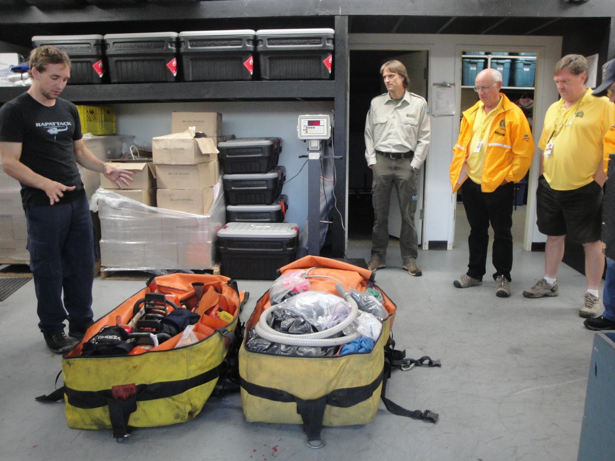 Tour of Rap Attack facility
            in Salmon Arm